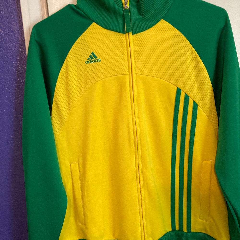 Adidas Green and Yellow Sportswear